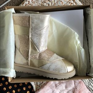 Brand new never worn sparkle ugg boots